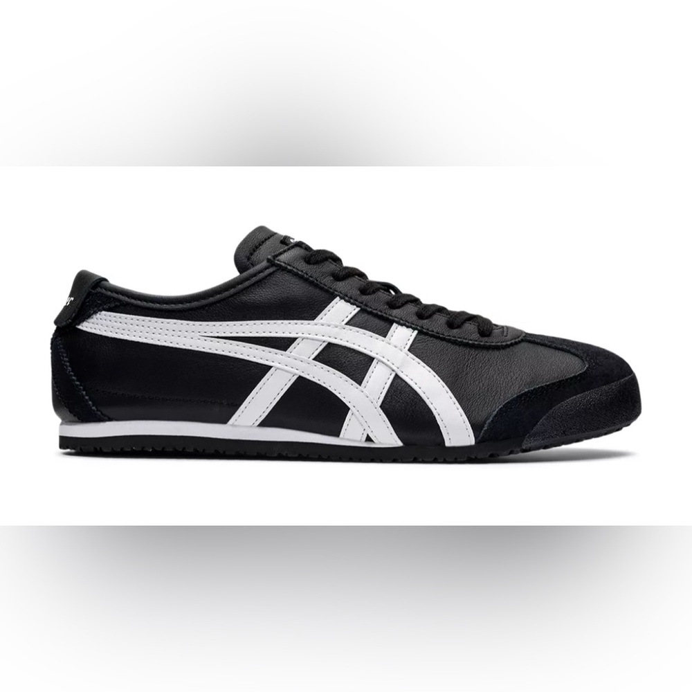 New Onitsuka Tiger Gymshoes -Mexico 66 Black and White -Size 6 Womens / 4.5 Mens